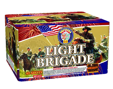 Patriotic-themed fireworks packaging design