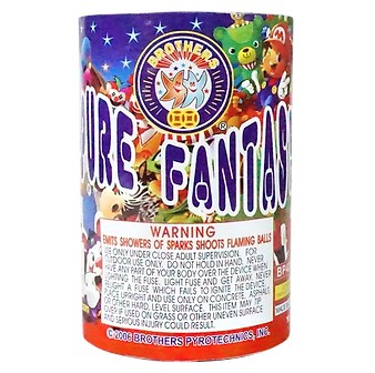 Firework packaging with colorful cartoon design