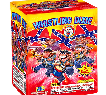 Fireworks box with cartoon characters