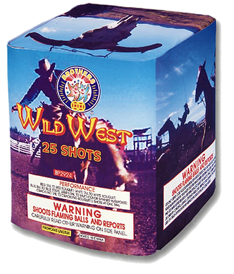 Rodeo-themed firework display package
