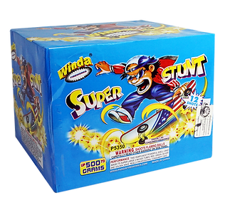 Winda brand Super Stunt fireworks box