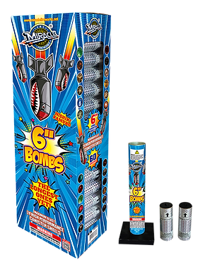 6-inch bomb fireworks set