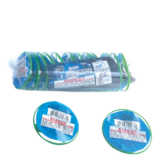 Fishing bait packaging on display