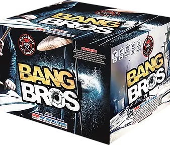 Fireworks box with bold design