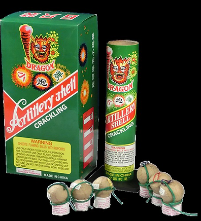 Dragon artillery shell fireworks set