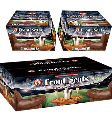Front Seats fireworks packaging