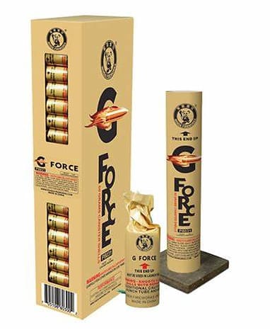 Fireworks packaging with rocket design