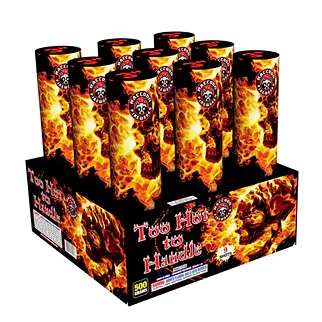 Colorful fireworks in a themed package