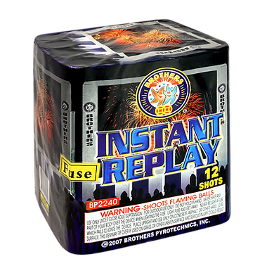 Instant Replay fireworks, 12 shots