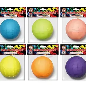 Colorful stress balls on display