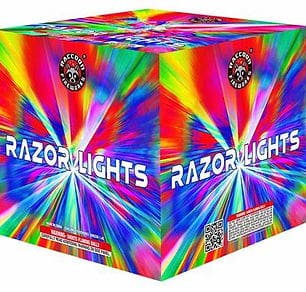 Vibrant fireworks box design