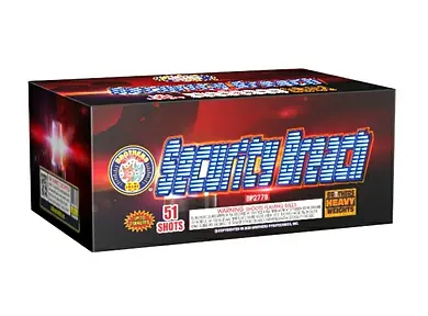 51-shot fireworks with colorful packaging