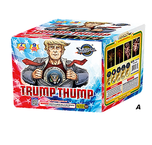 Cartoon character on fireworks packaging